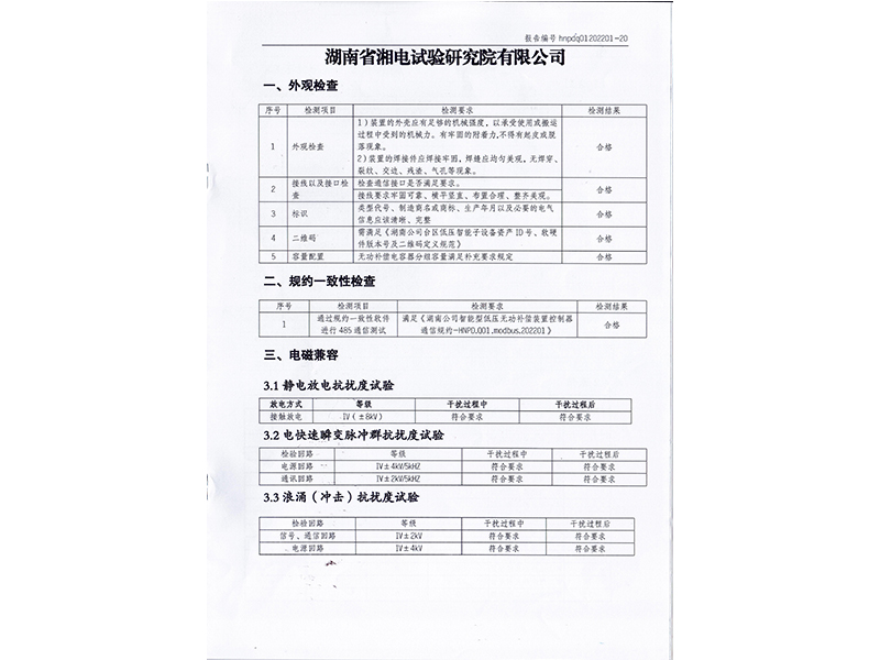 檢驗報告